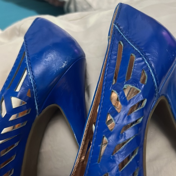 Bcbgeneration blue platform pumps - Picture 6 of 8